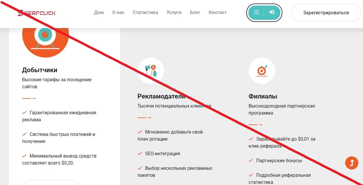 Serfclick обман
